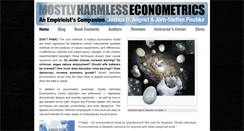 Desktop Screenshot of mostlyharmlesseconometrics.com